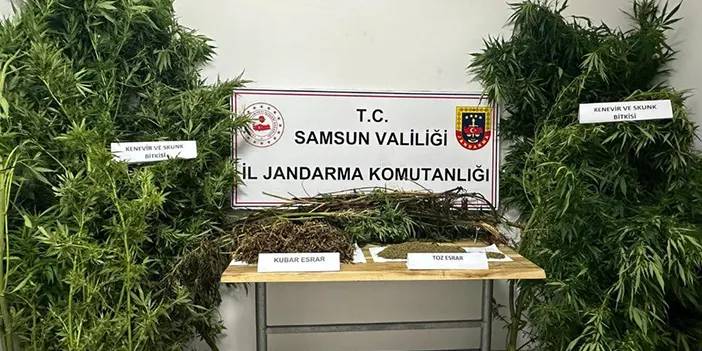 Samsun'da uyuşturucuyla mücadele sürüyor! 2 gözaltı