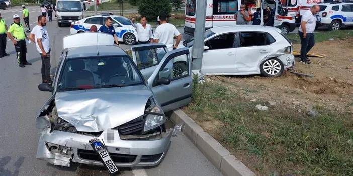 Samsun'da sağlık çalışanlarının karıştığı kazada 7 yaralı!