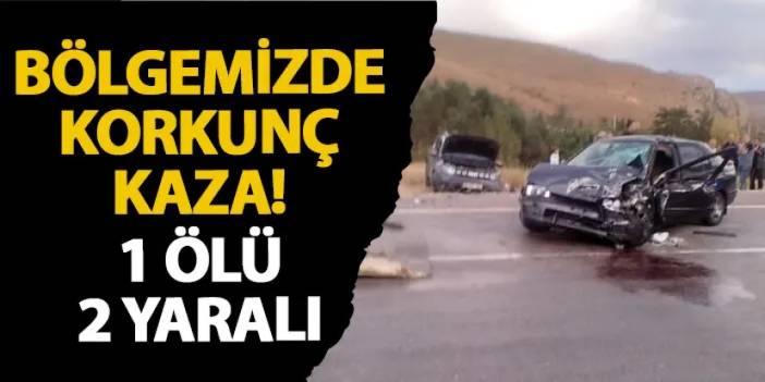 Bayburt’ta korkunç kaza! 1 ölü 2 yaralı