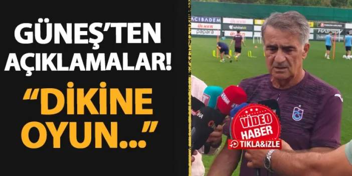 Trabzonspor'da Güneş'ten flaş sözler! "Dikine oyun..."