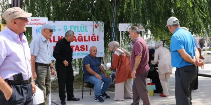 Bayburt’ta Halk Sağlığı Haftası kutlandı!