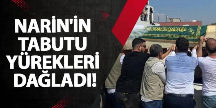 Diyarbakır'da kaybolan ve acı haber gelen Narin'in tabutu yürekleri dağladı!