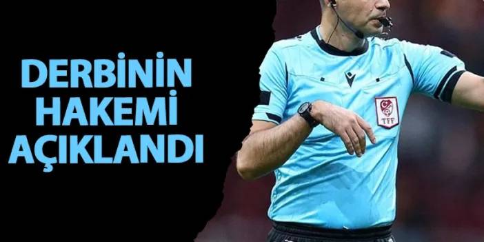 Trabzonspor - Beşiktaş maçı hakemi belli oldu