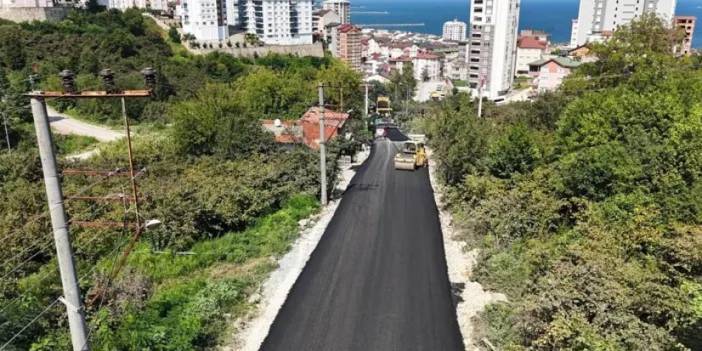 Ordu’da yollar asfaltlanıyor