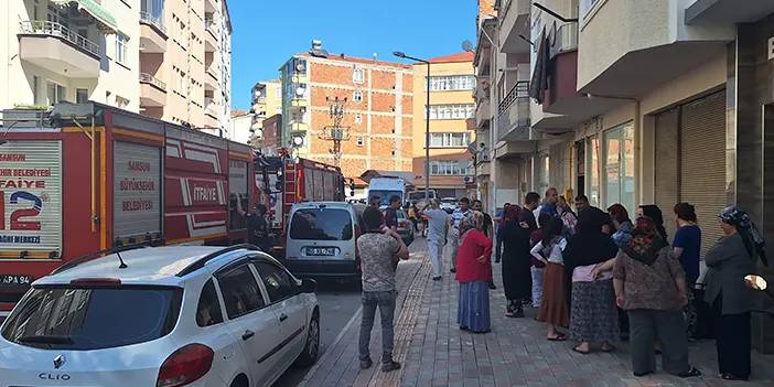 Samsun'da 5 katlı apartmanda yangın! Sebebi ortaya çıktı