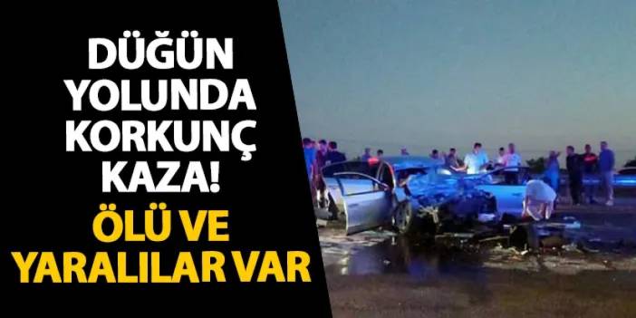 Antalya’da düğün yolunda korkunç kaza! Ölü ve yaralılar var