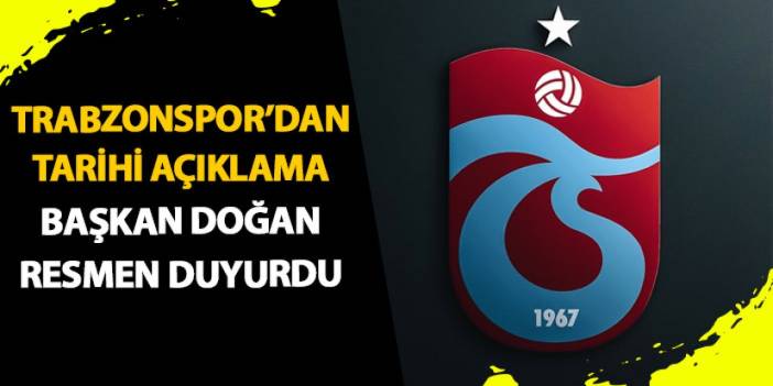 Trabzonspor'da flaş açıklama "Bankalar Birliği'nden bu ay çıkıyoruz"