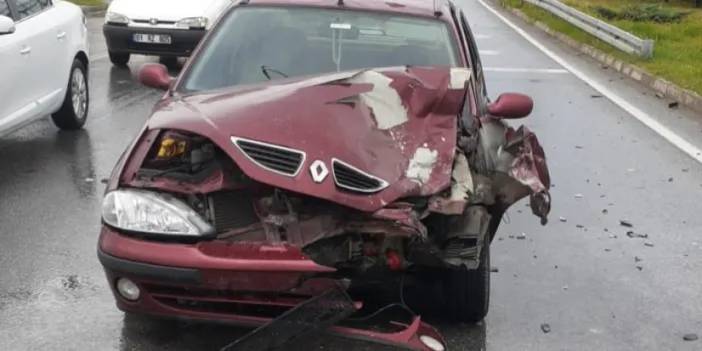 Samsun’da trafik kazası! 1 yaralı