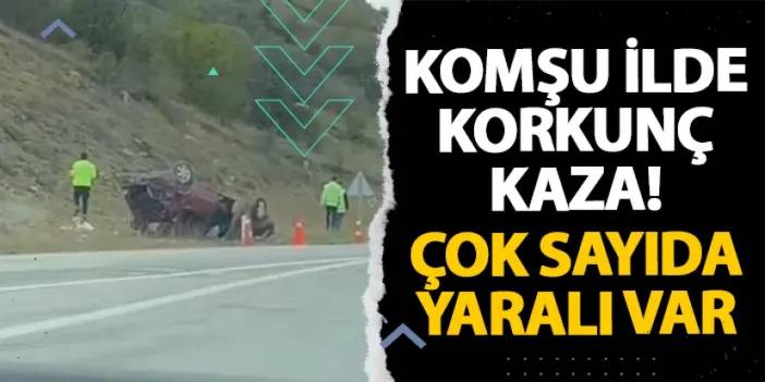 Gümüşhane’de korkunç kaza! Çok sayıda yaralı var