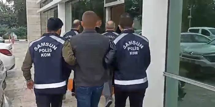 Samsun'da polis 15 yıl hapis cezası olan kaçakları yakaladı!