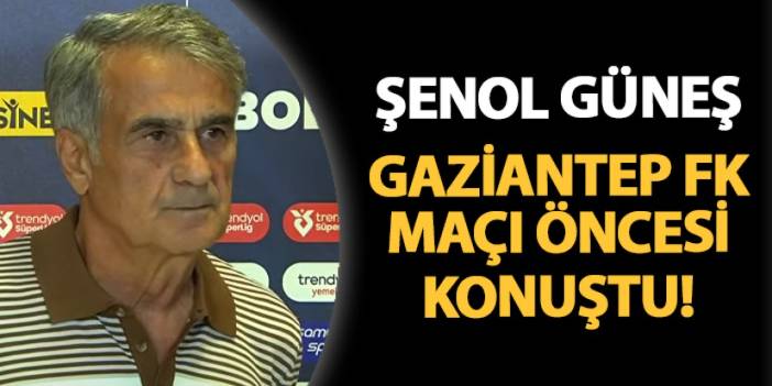 Trabzonspor'da Güneş Gaziantep FK maçı öncesi konuştu: "İstediğimiz seviyeye henüz gelmedik"