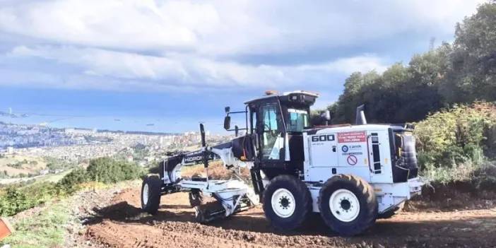 Samsun’da kırsal yollar genişletiliyor