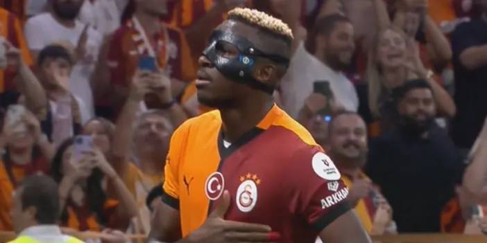 Galatasaraylı Osimhen neden maske takıyor? Sebebi ne? Sakatlığı mı var?