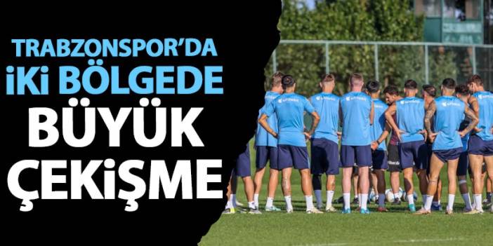 Trabzonspor'da iki bölgede büyük rekabet