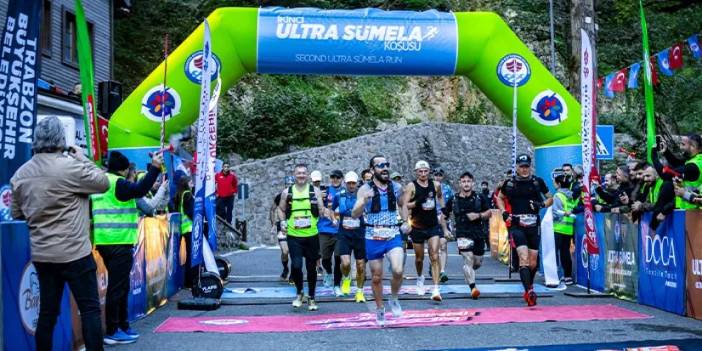 Trabzon'da "Ultra Sümela Trail" heyecanı yaşandı