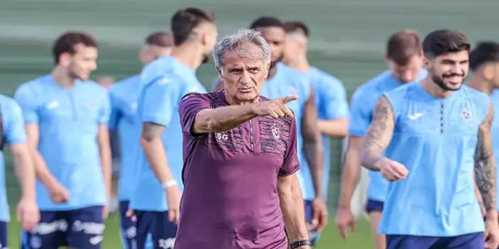 Trabzonspor'da Şenol Güneş net konuştu "Başka çaremiz yok"