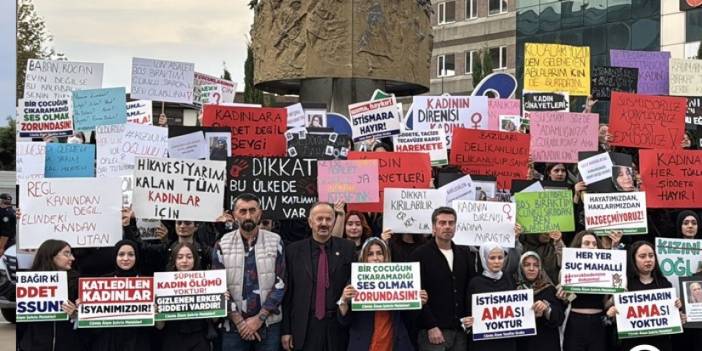 Rizesporlu kadın taraftarlar şiddet ve çocuk istismarına karşı yürüdü