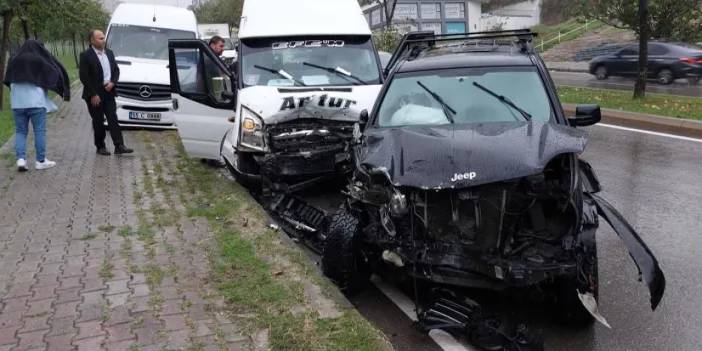 Samsun’da trafik kazası! 6 kişi yaralandı