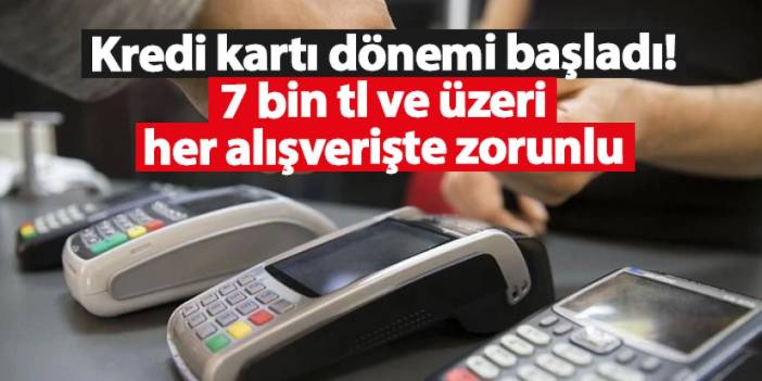 7 bin TL üzeri alışverişlerde yeni dönem: Resmi Gazete'de yayınlandı