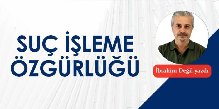 Suç işleme özgürlüğü