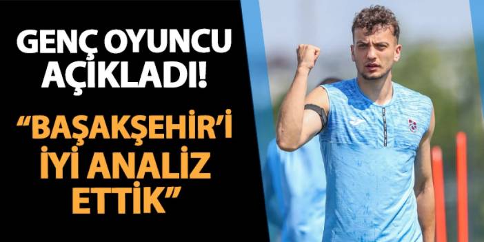 Trabzonspor'da Ali Şahin Yılmaz açıkladı! "Rakibi iyi analiz ettik"