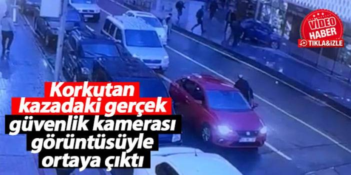 Rize'deki korkutan kaza güvenlik kamerasında: Kontrolden çıkan otomobil sosyal tesislere daldı