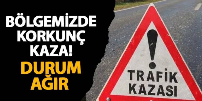 Samsun’da korkunç kaza! Durum ağır