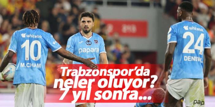 Trabzonspor’da neler oluyor? 7 yıl sonra gelen gol krizi