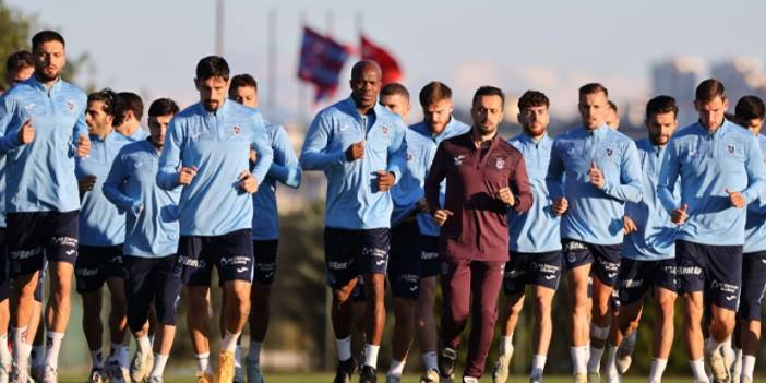 Trabzonspor'da Fenerbahçe maçı hazırlıkları başladı