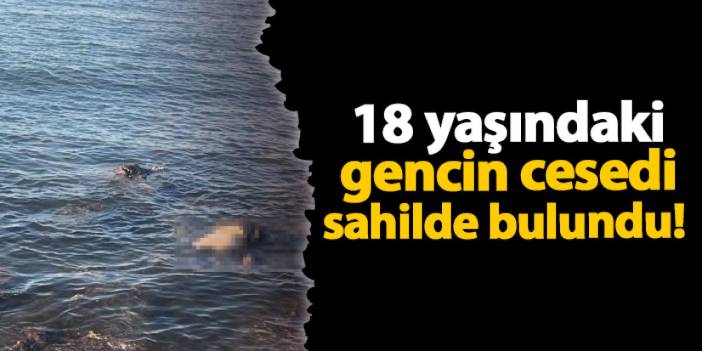 Giresun'da 18 yaşındaki gencin cesedi sahilde bulundu! Otopsi için Trabzon'a getirildi