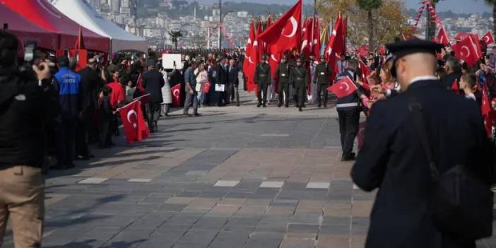 Samsun’da Cumhuriyet coşkusu yaşandı