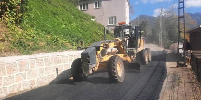 Trabzon’da yollar yenilendi! İşte yapılan çalışmalar