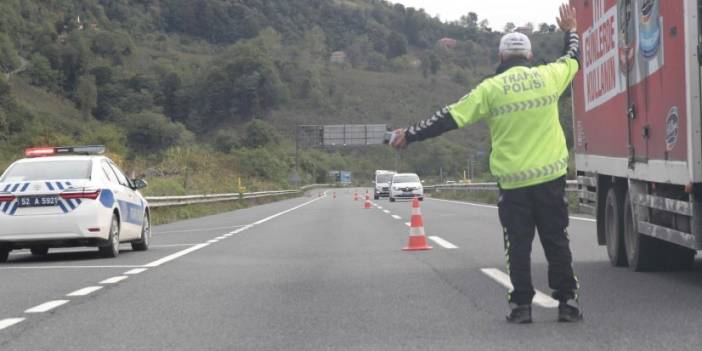 Ordu'da 40 araç trafikten men edildi!