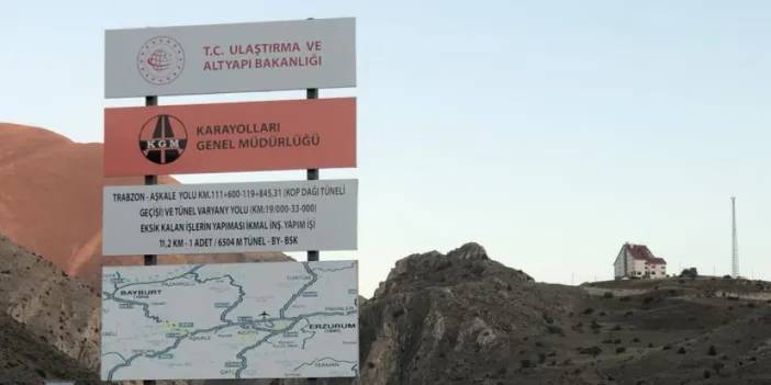 Bayburt’ta 12 yıldır bitmeyen tünel sürücüleri bezdirdi!