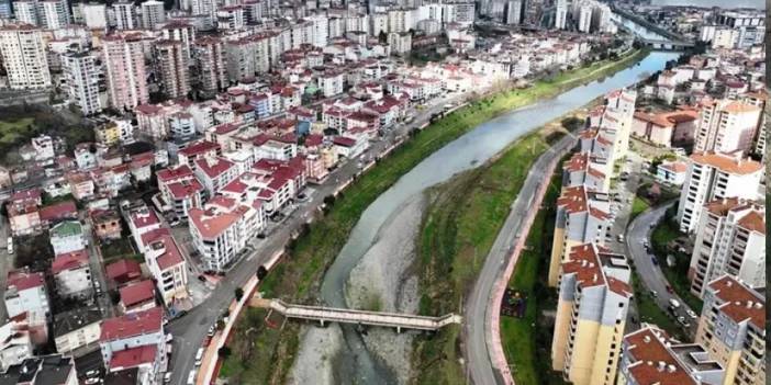 Samsun’da taşkın kontrol yapıları yapılıyor