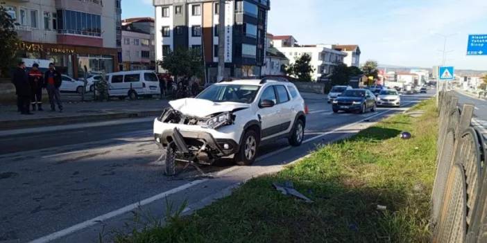 Samsun’da feci kaza! 2 ağır yaralı