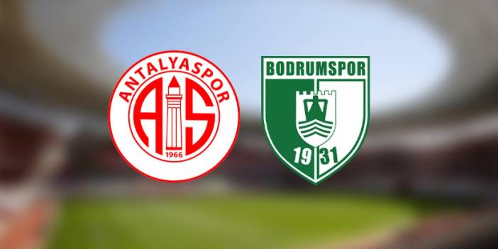 Antalyaspor - Bodrum FK maçı izle! Saat kaçta, hangi kanalda? Maç kadrosu, ilk 11'ler