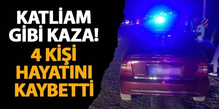 Mersin’de katliam gibi kaza! 4 kişi hayatını kaybetti