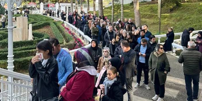 Trabzon’da Atatürk Köşkü dolup taştı