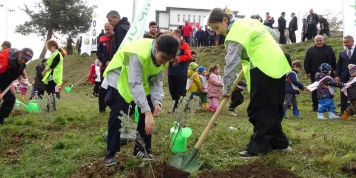 Ordu’da 5 bin fidan toprakla buluştu