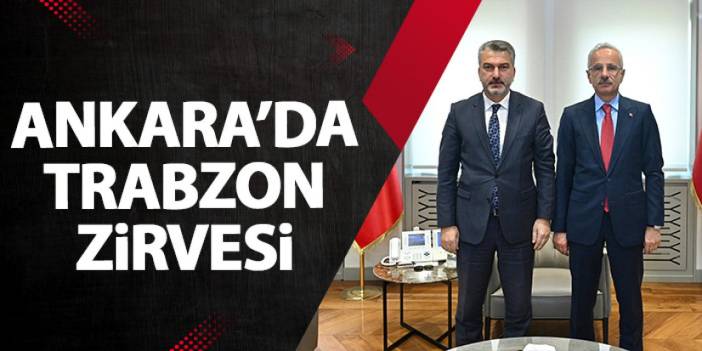 Ankara'da Trabzon zirvesi! Başkan Mumcu'dan Bakan Uraloğlu'na ziyaret