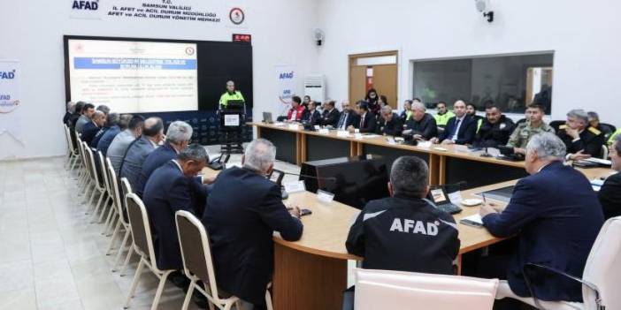 Samsun'da kış tedbirleri ele alındı