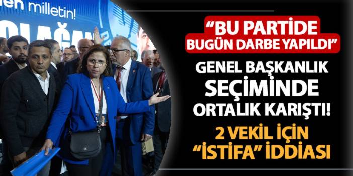 O partinin genel kurulunda ortalık karıştı! 2 vekil için "istifa edecek" iddiası