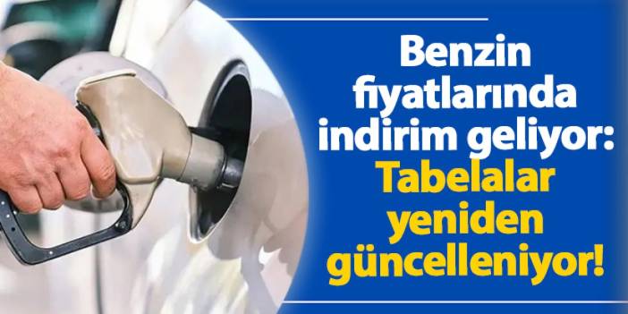 Benzin fiyatlarında indirim geliyor: Tabelalar yeniden güncelleniyor! Trabzon'da benzin fiyatı ne kadar?