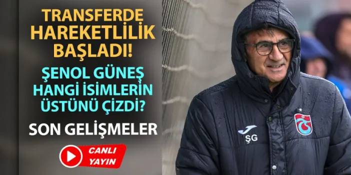 Trabzonspor'da son dakika! Transfer hareketliliği: Kimlerin üstü çizildi? Son gelişmeler