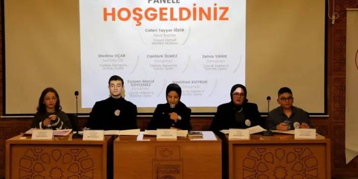 Bayburt’ta çocuk panelistler kendi haklarını savundu