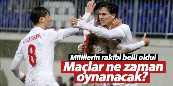 A Milli Takım'ın play-off rakibi belli oldu! Maçlar ne zaman oynanacak?