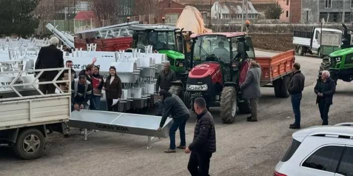 Bayburt’ta çiftçilere sıvat dağıtımı gerçekleşti