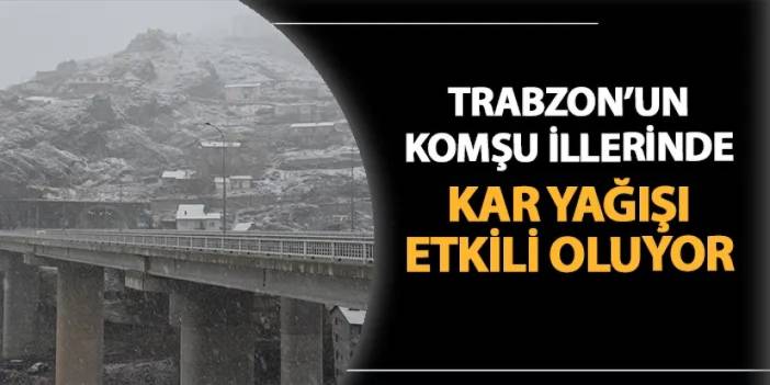 Gümüşhane ve Giresun beyaza büründü