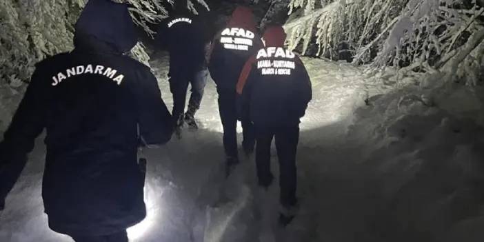 Ordu’da karda mahsur kaldılar! Arama çalışmaları başlatıldı